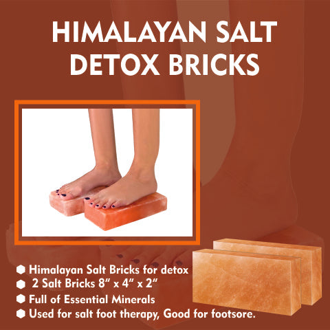 Himalayan Salt detox bricks for feet- ZK Trading