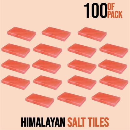 Himalayan Pink Salt Tiles 8" x 4" x 0.75"