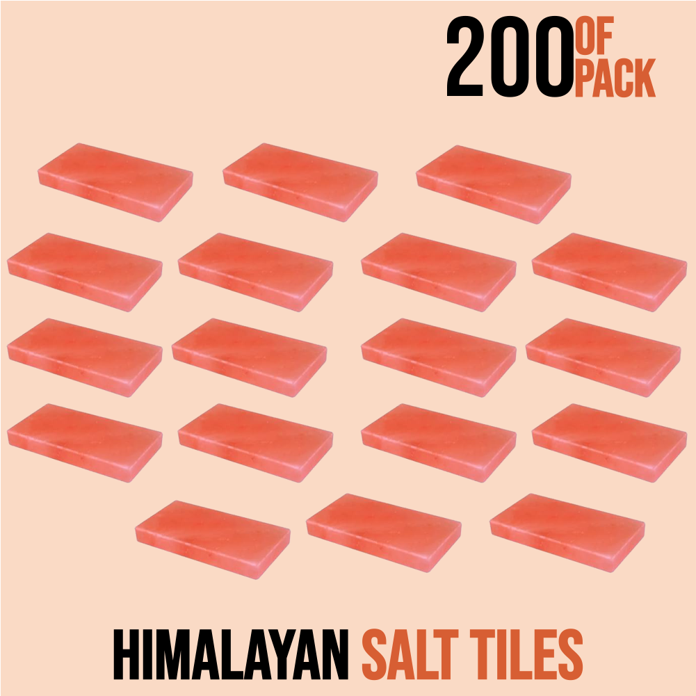 Himalayan Pink Salt Tiles 8" x 4" x 0.75"